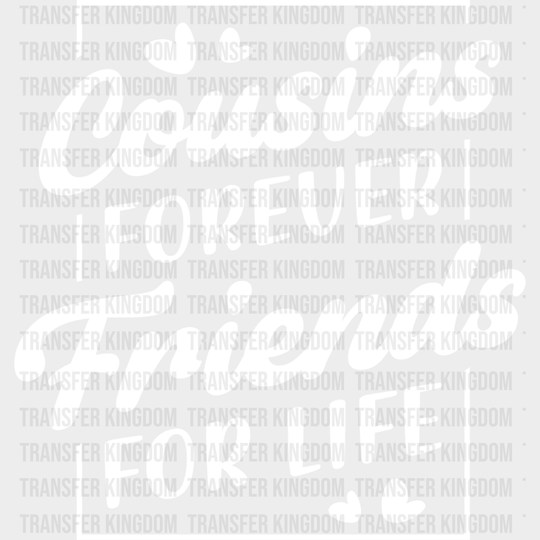 Cousins Forever - Dtf Heat Transfer Unisex S & M (10’’) / Light Color Design See Imaging