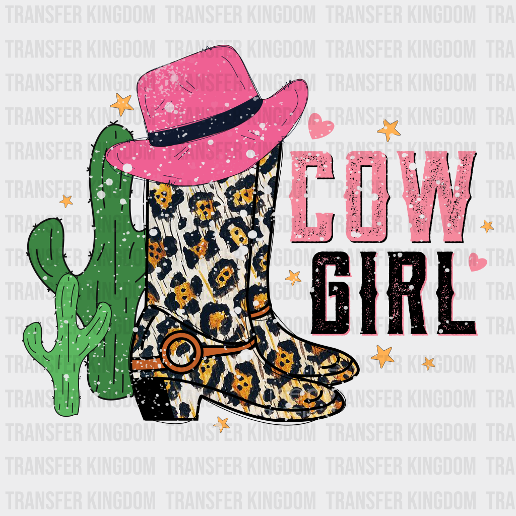 COW GIRL BOOTS - DTF heat transfer - transfer-kingdom