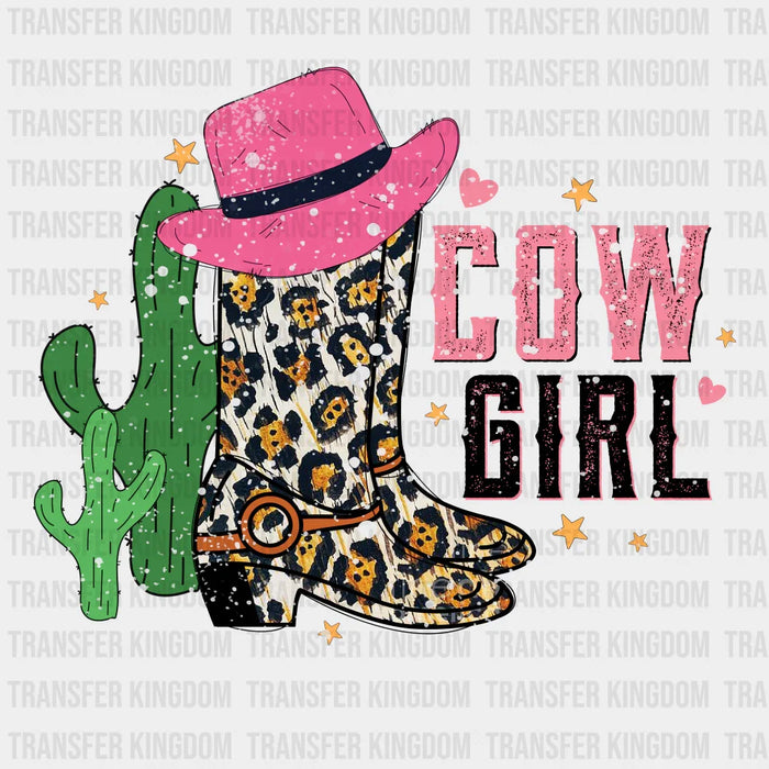 COW GIRL BOOTS - Valentine's Day DTF heat transfer