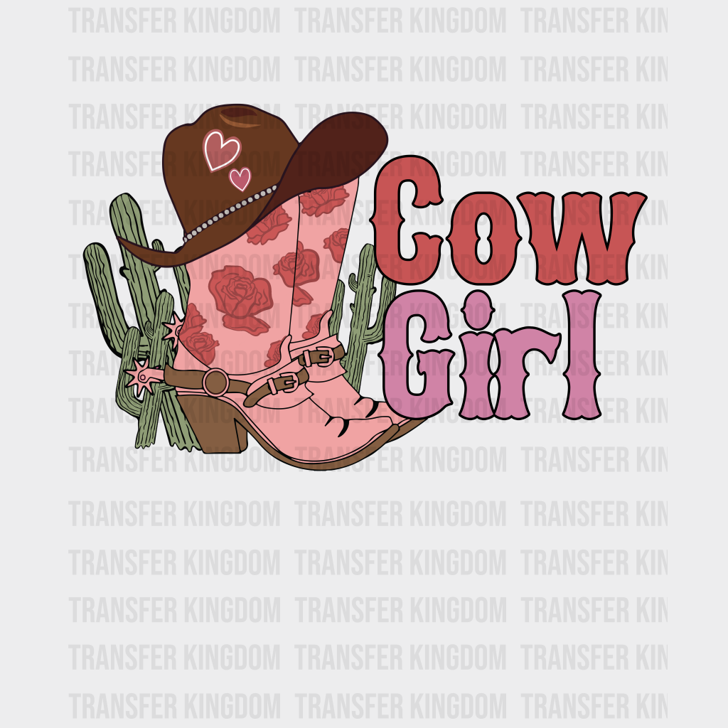 COW GIRL - DTF heat transfer - transfer-kingdom