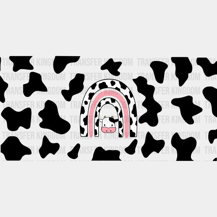 Cow Rainbow UV DTF Transfer Cup Wrap UV DTF Sticker