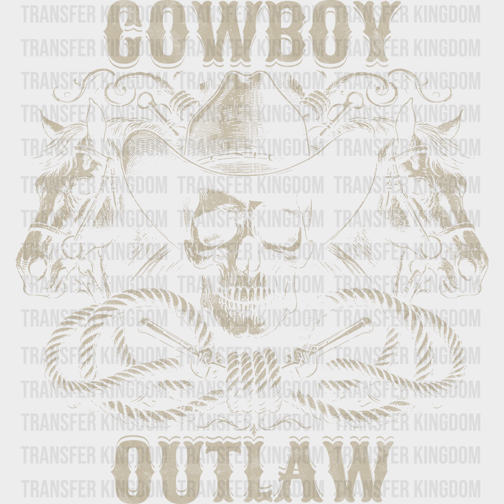 Cowboy Outlaw Design - Rodeo Dtf Transfers