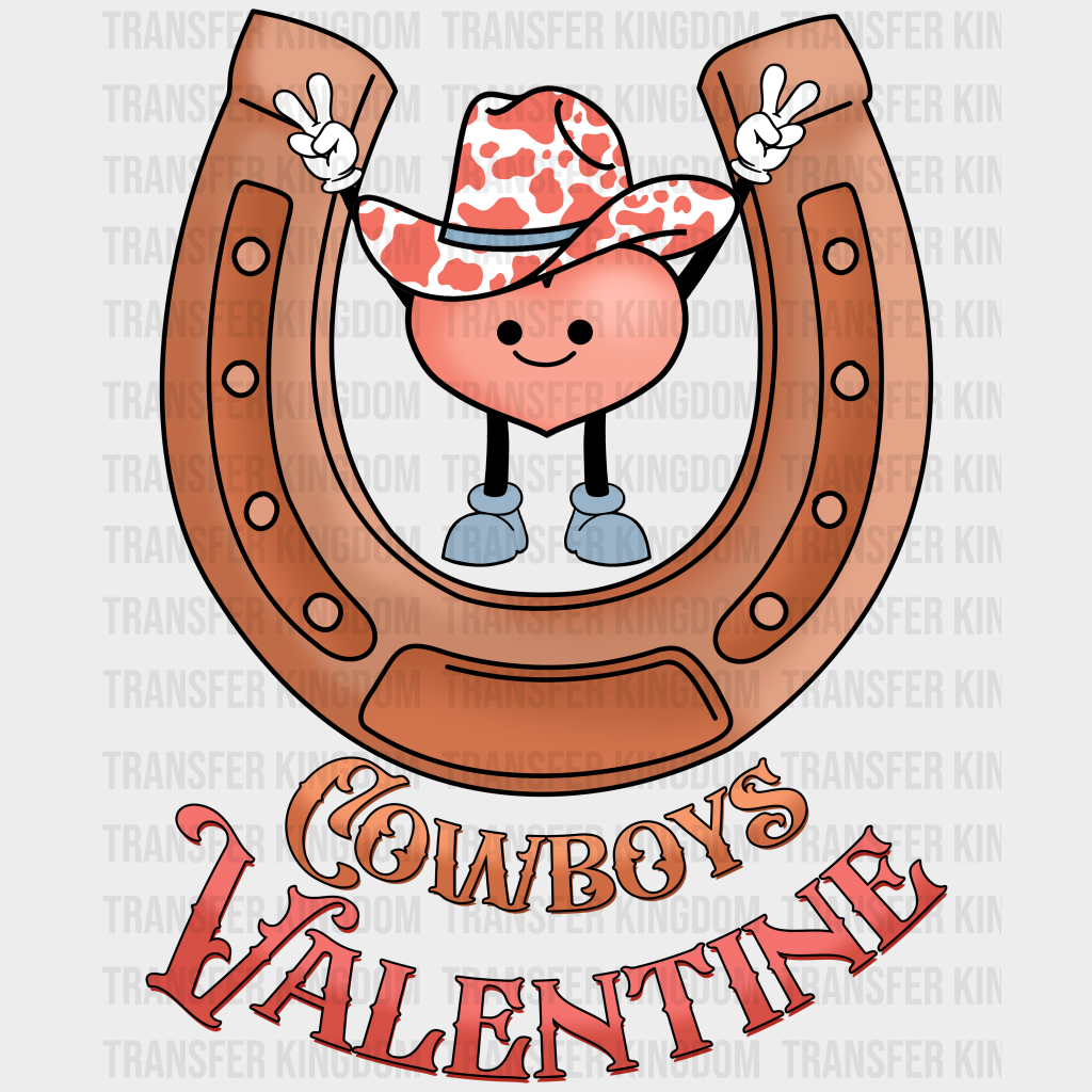 COWBOYS VALENTINE - DTF heat transfer - transfer-kingdom