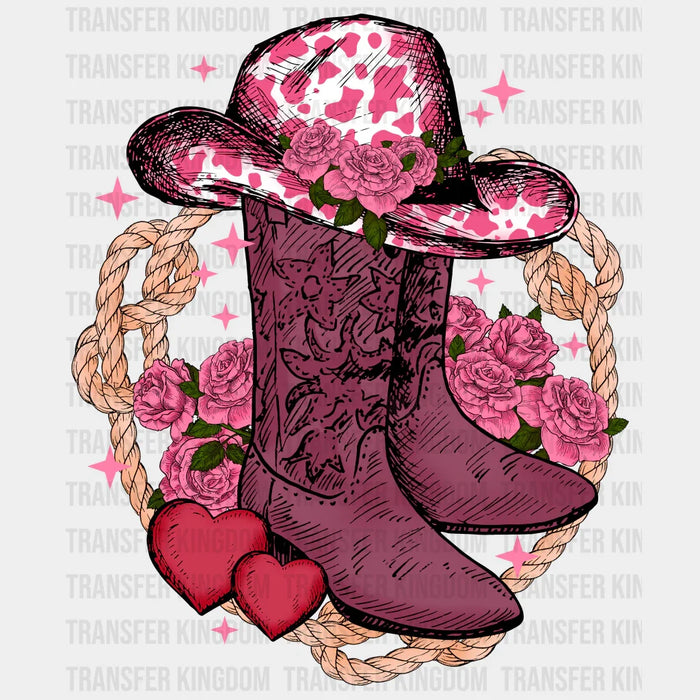COWGIRL BOOTS - DTF heat transfer