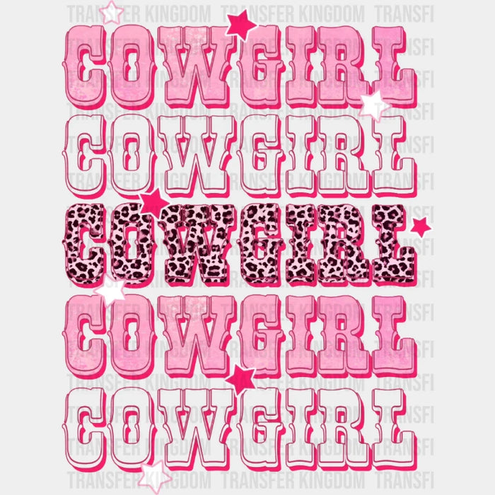 Cowgirl Cowgirl Cowgirl Cowgirl Cowgirl DTF Transfer
