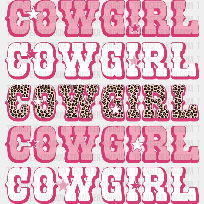 Cowgirl Western Design - DTF heat transfer