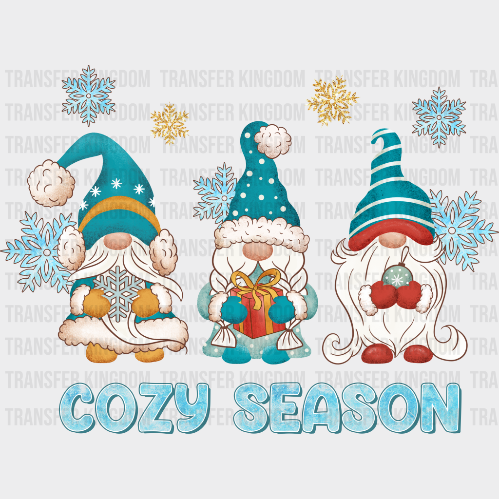 Cozy Season Gnome Design - Winter Iron On Dtf Transfer