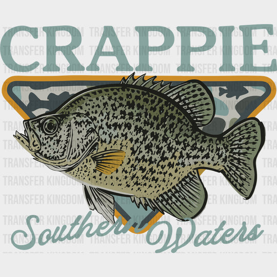 Crappie Southern Waters - Fishing DTF Transfers