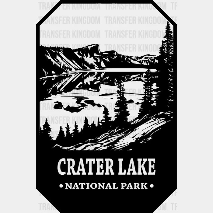 Crater Lake National Park Design - National Parks DTF Transfers