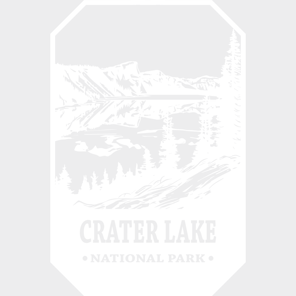 Crater Lake National Park Design - Parks Dtf Transfers Unisex S & M (10’) / Light Color See Imaging