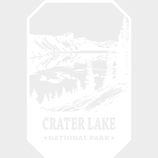 Crater Lake National Park Design - Parks Dtf Transfers Unisex S & M (10’) / Light Color See Imaging