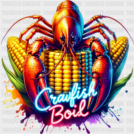 Crawfish Boil Corn Design - Dtf Transfer