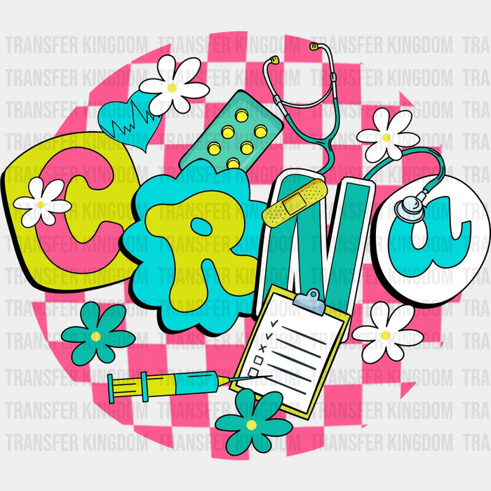 CRNA Flower Design - Crna DTF heat transfer