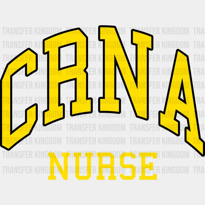 Crna Nurse Design - Crna DTF heat transfer