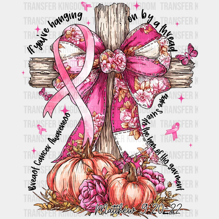 Cross - Breast Cancer Awareness DTF Transfer