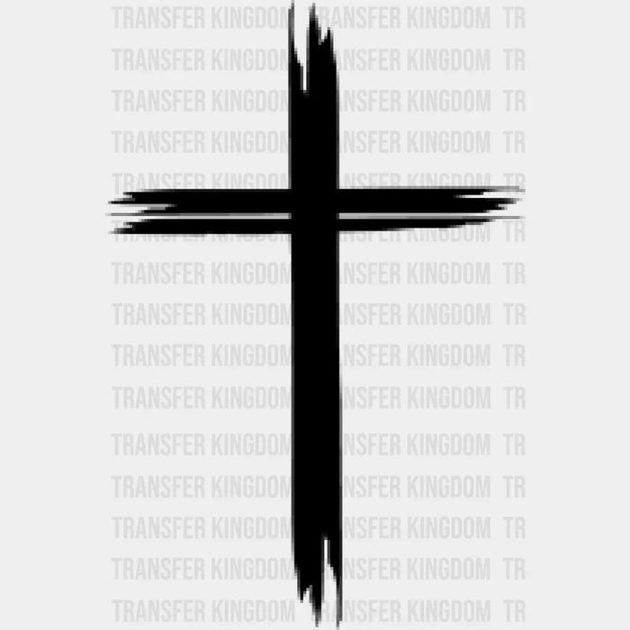Cross Christian - Church Design - DTF heat transfer
