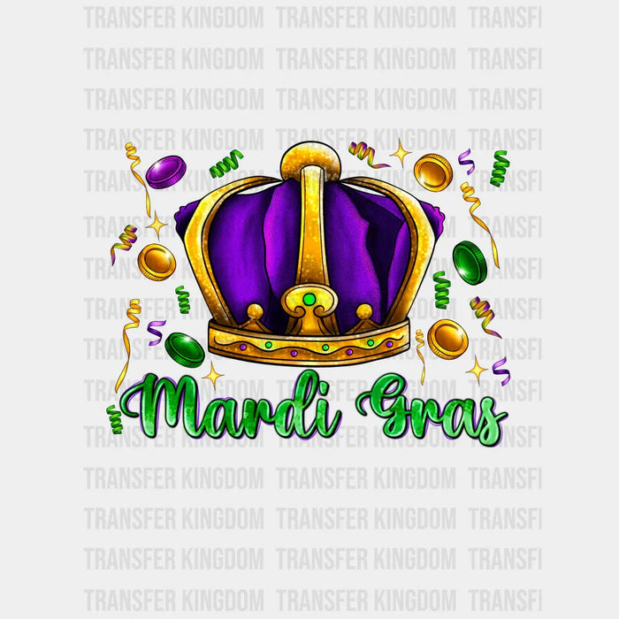 Crown Mardi Gras Crown Design - Mardi Gras DTF heat transfer