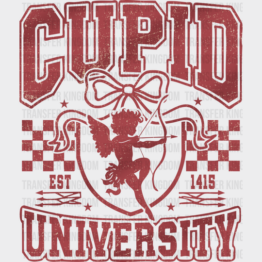Cupid University Red Design - Valentine’s Day DTF Transfer
