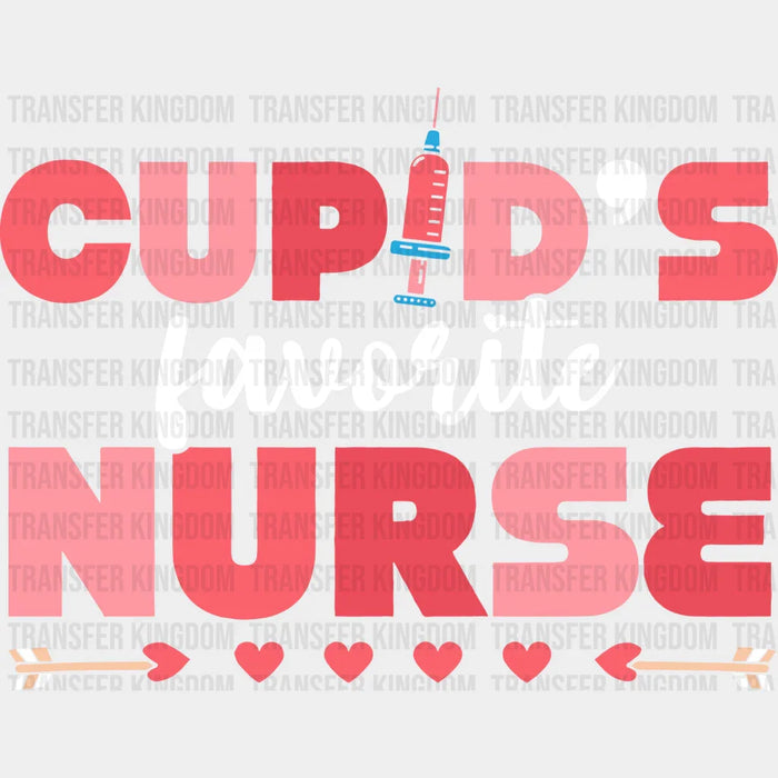 Cupid's Nurse Valentine's Day Design - DTF heat transfer