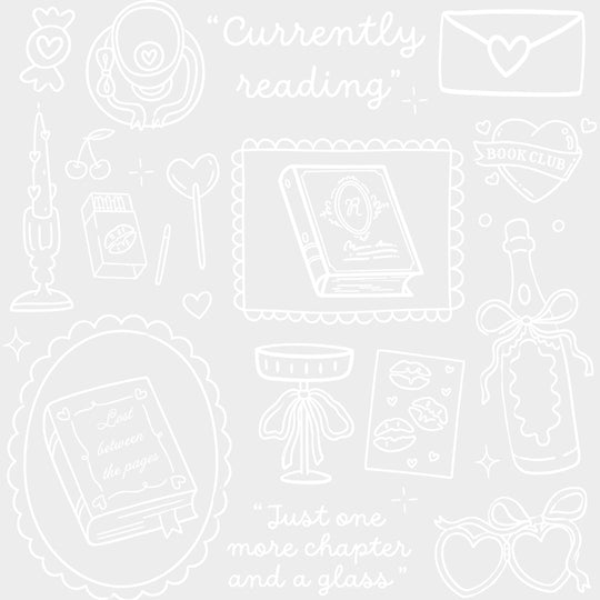 Currently Reading - Reading DTF Transfers - Adult Unisex - S & M (10’’) / Light Color Design (See Imaging)