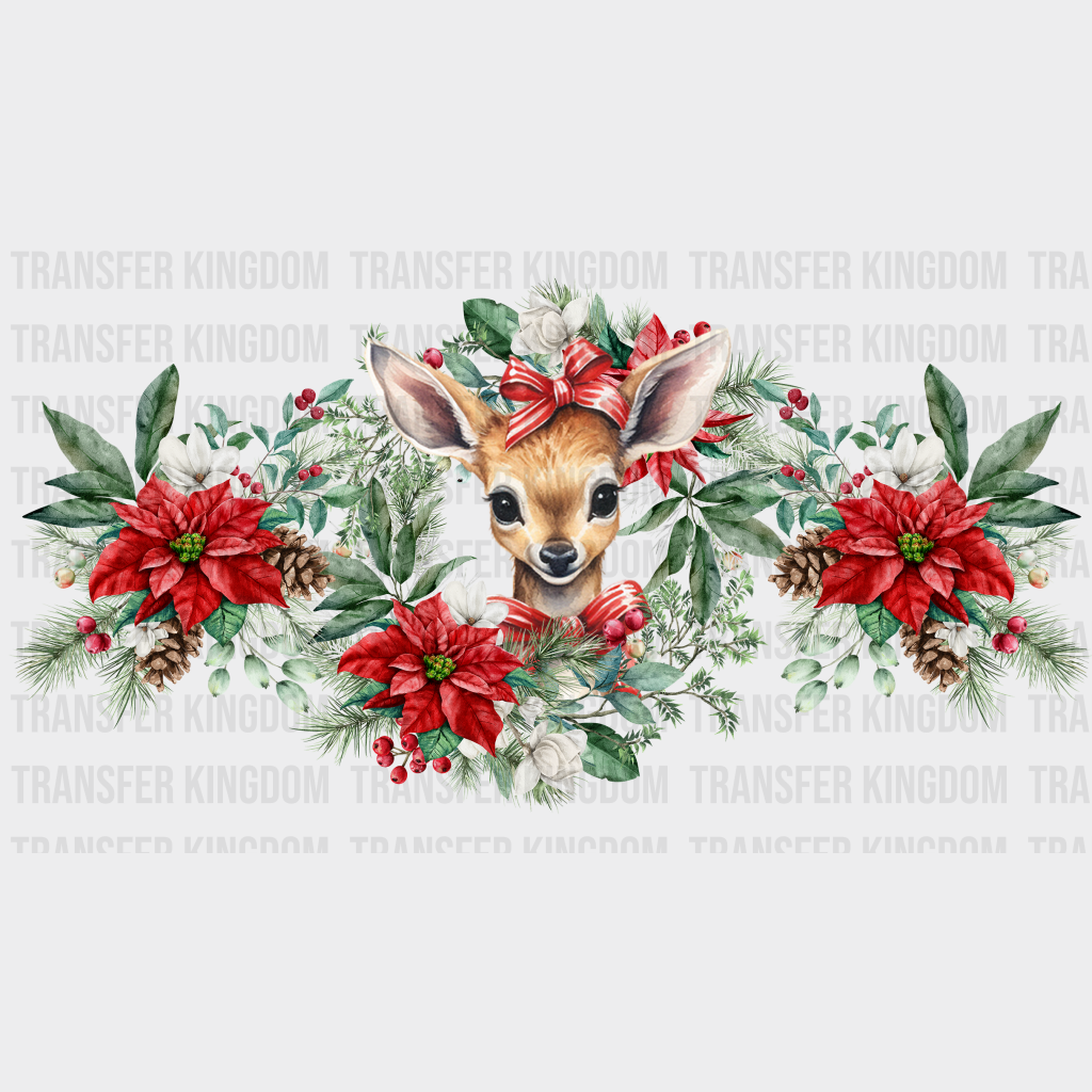 Cute Deer Christmas Uv Dtf Wrap - Uv Dtf Transfer