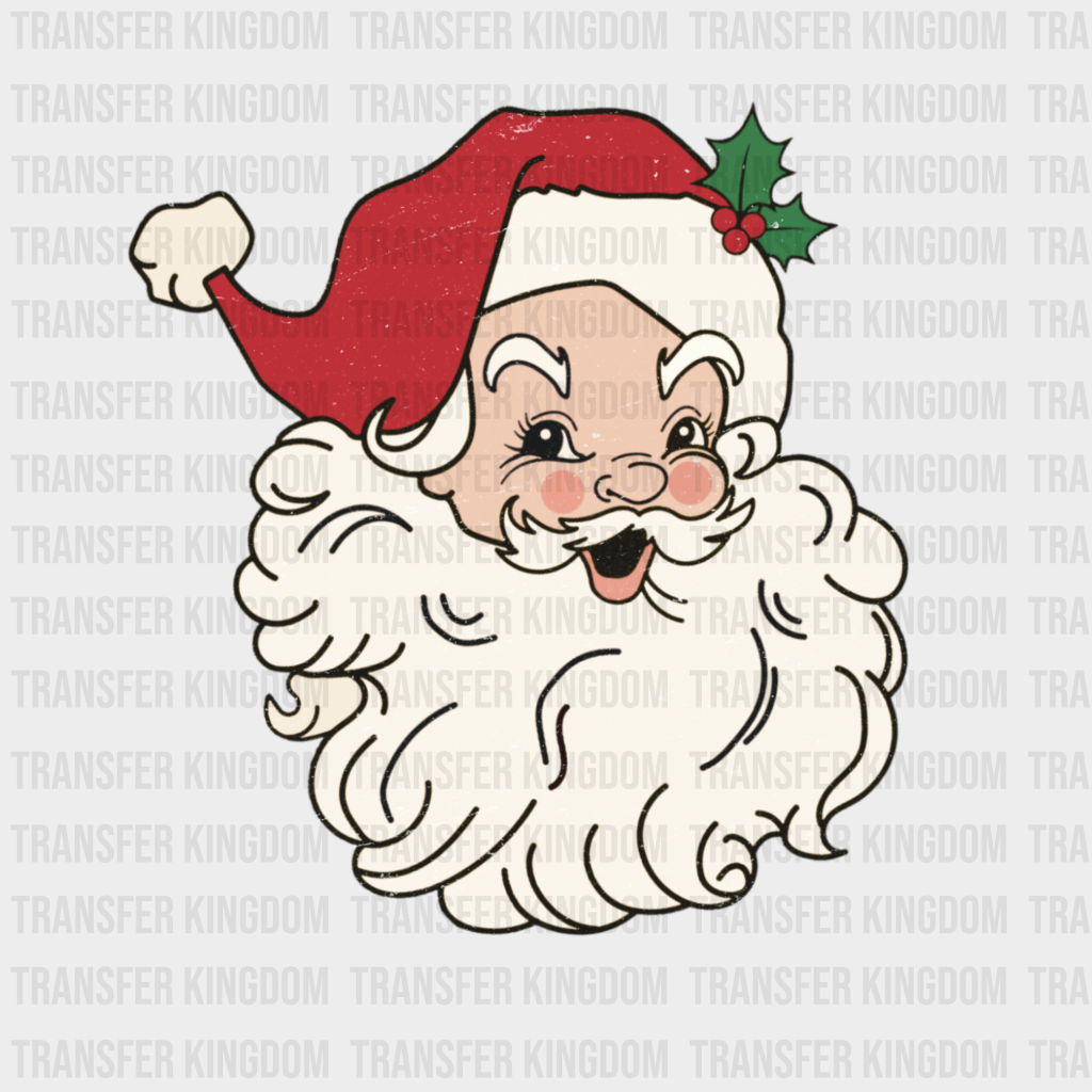 Cute Santa Christmas Design - Dtf Heat Transfer