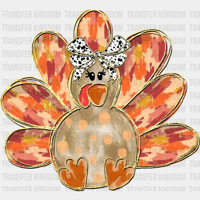 Cute Turkey - Halloween DTF Transfer