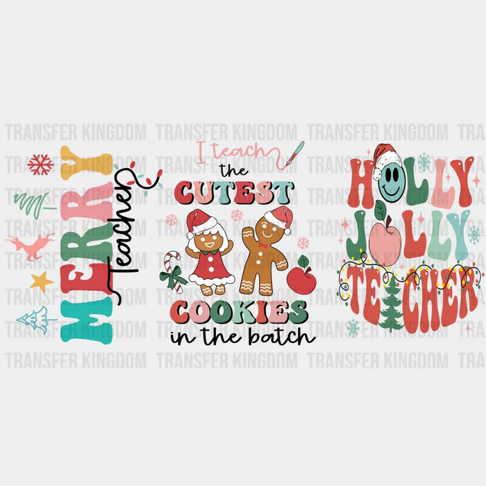 Cutest Cookies - Christmas Cup Wrap UV Sticker Permanent UV DTF Decal