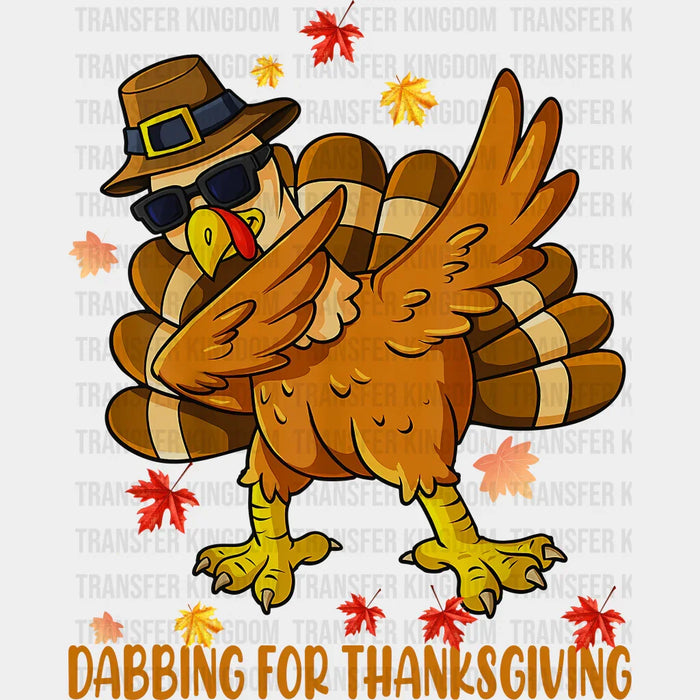 Dabbing For Thanksgiving - Thanksgiving DTF Transfer