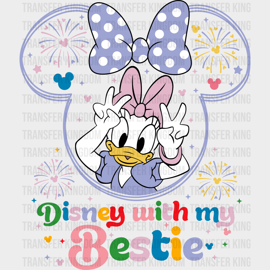 Daisy Disney With Me Bestie Dtf Transfer