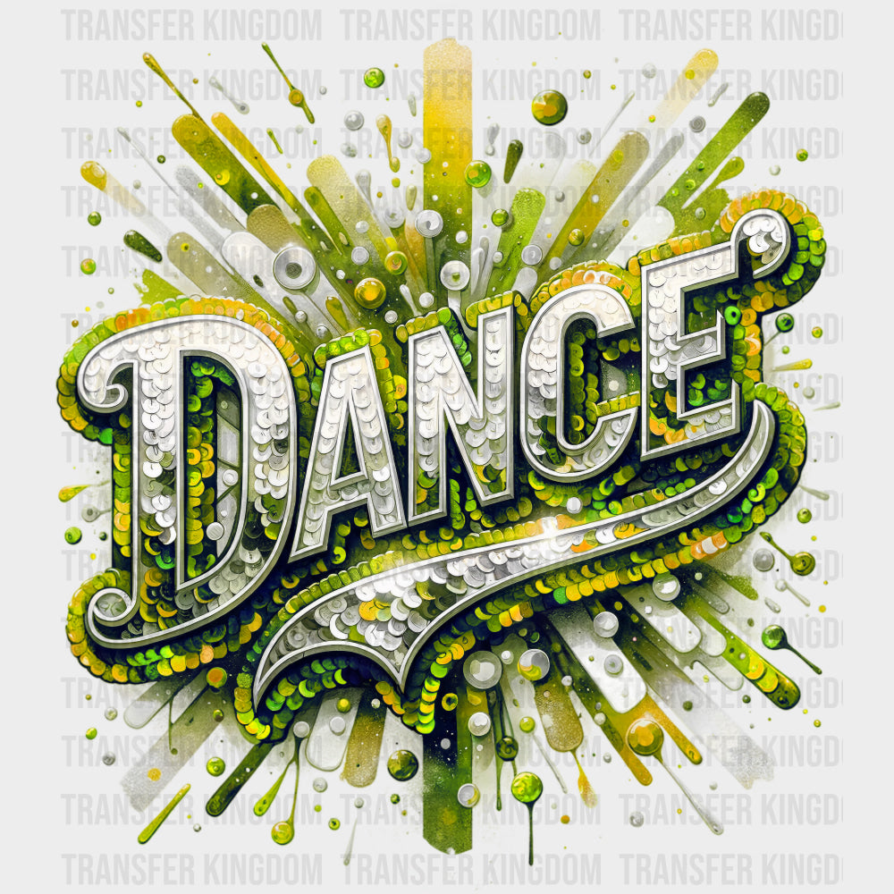 Dance Lime Green - Dancing DTF Transfers