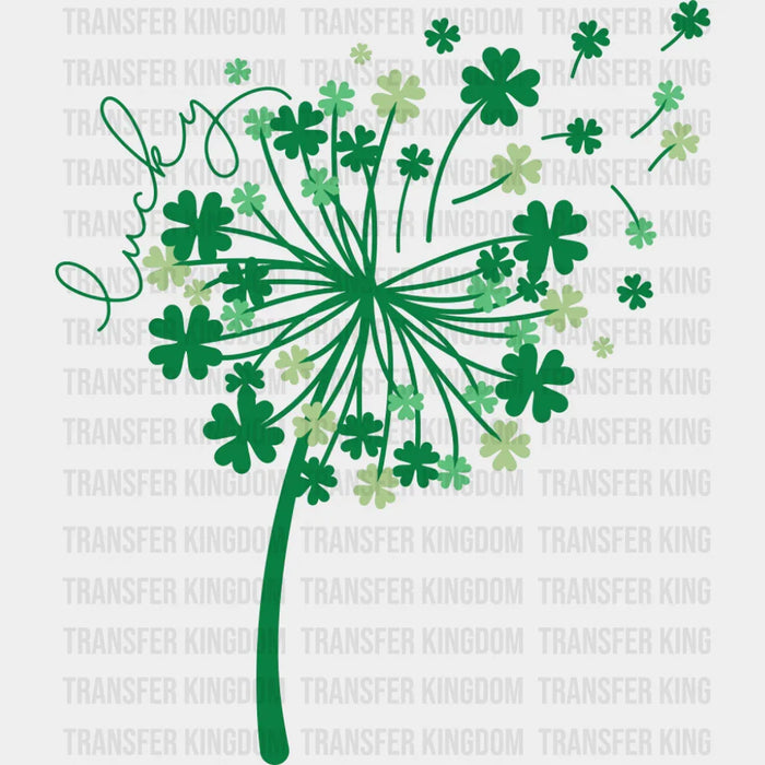 Dandelion Clovers - St. Patrick's Day DTF Transfer
