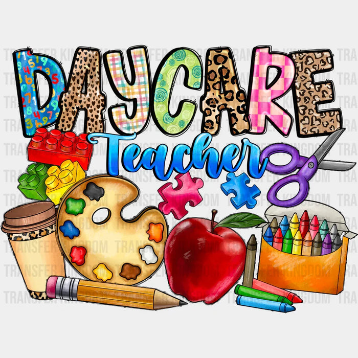 Day Care Teacher Design - Teacher DTF heat transfer