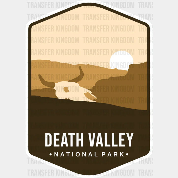 Death Valley National Park Colorful Design - National Parks DTF Transfer