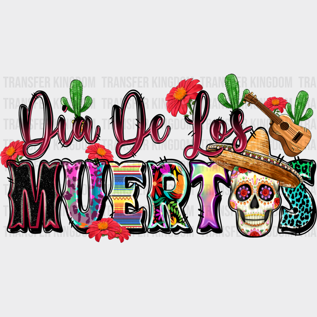 Dia De Los Muertos - Day Of The Dead Dtf Heat Transfer