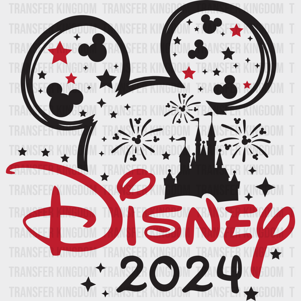 Disney 2024 New Year Disney DTF Transfer