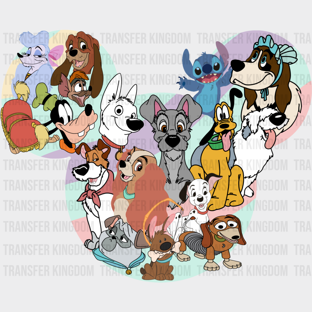 Disney Animals Mickey Head Dtf Transfer