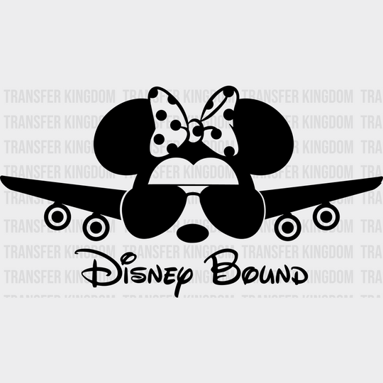 Disney Bound Minnie Dtf Transfer Unisex - S & M (10’) / Dark Color Design See Imaging