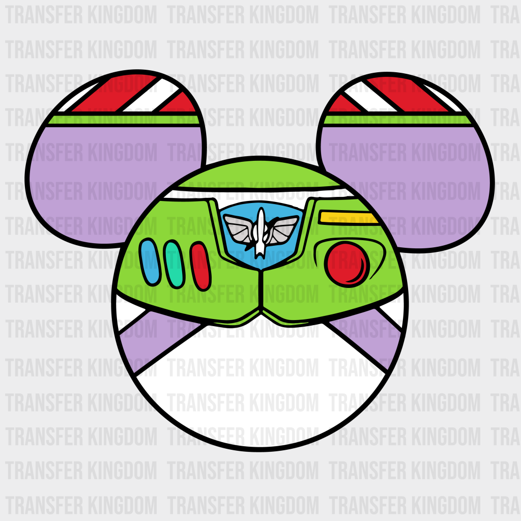 Disney Buzz Lightyear Design - Dtf Heat Transfer Unisex S & M ( 10 )