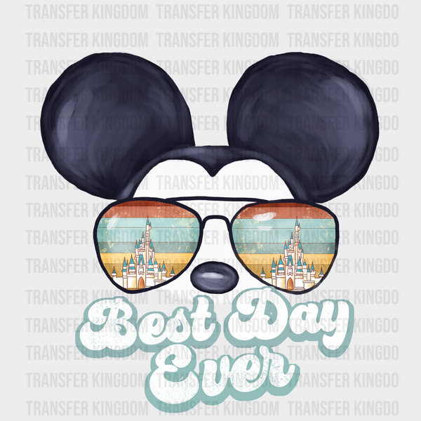 Disney Castle Best Day Ever Mickey And Minnie Aviator Sunglasses Design DTF heat transfer