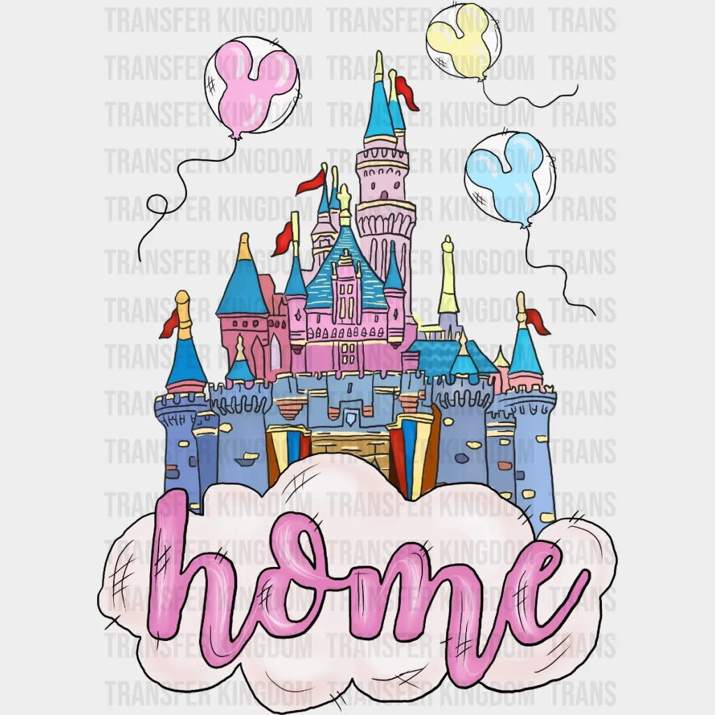 Disney Castle Home Design - Dtf Heat Transfer