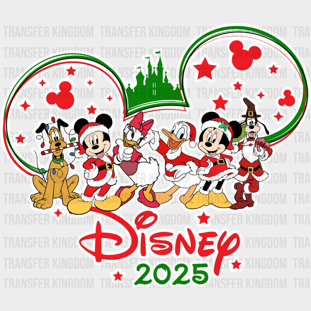 Disney Characters 2025 Design - Iron On Dtf Transfer Unisex S & M (10’’) / Light Color See Imaging