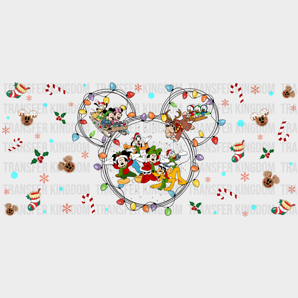 Disney Christmas Uv Dtf Wrap - Uv Dtf Transfer