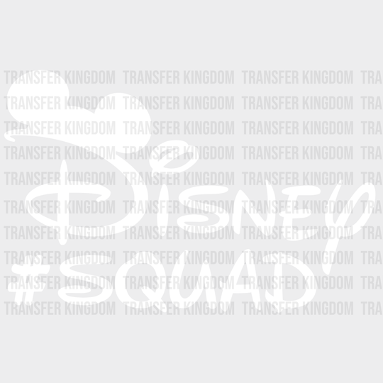 Disney #Squad Mickey And Minnie Design - Dtf Heat Transfer Unisex S & M ( 10 ) / Light Color (See