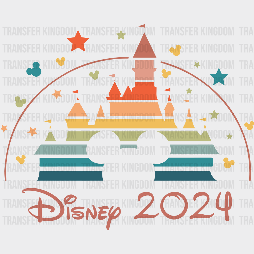 Disneyland 2024 Disney Dtf Transfer