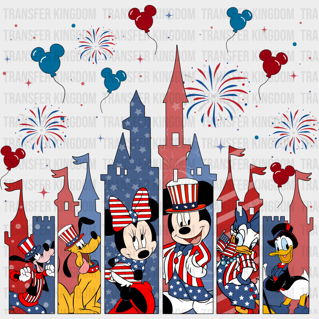 Disneyland 4Th Of July Disney Dtf Transfer