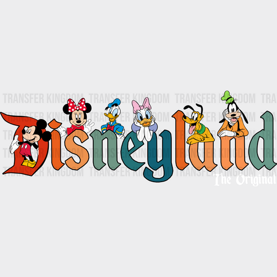 Disneyland The Original Disney Dtf Transfer Unisex - S & M (10’) / Light Color Design See Imaging