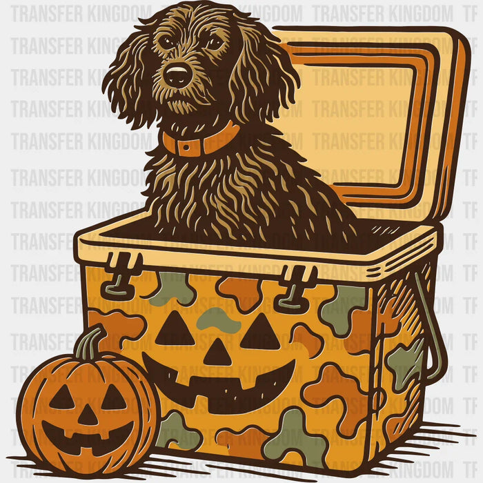 Dog In A Chiller Box - Halloween DTF Transfer