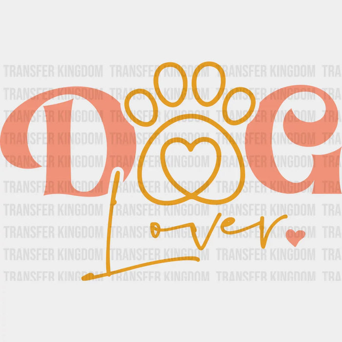 Dog Lover Paw Design - Dogs Iron On DTF Transfer