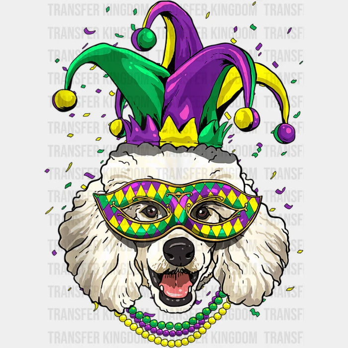 Dog Mardi Gras Hat Design - Mardi Gras DTF heat transfer